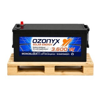 Bater�a Monoblock Solar 300Ah 12 Voltios | Ozonyx OZX300.AS
